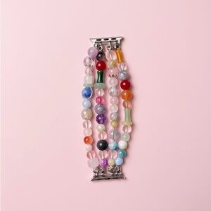 Colorful extra chunky glass bead Watch Band